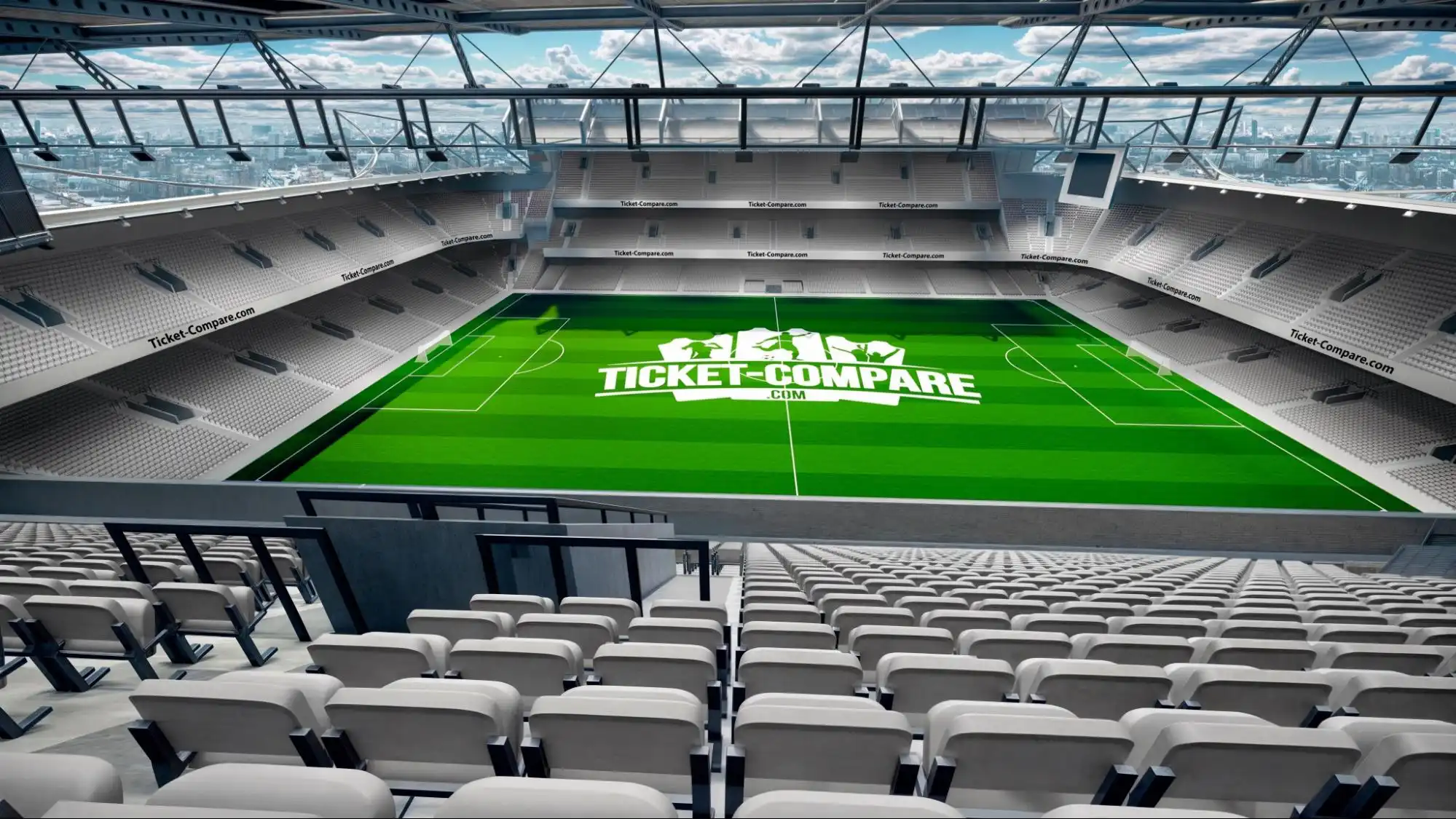 Stamford Bridge, vue West Stand Superieure