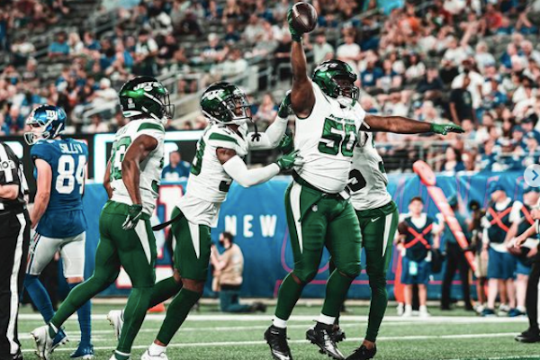 New York Jets en action