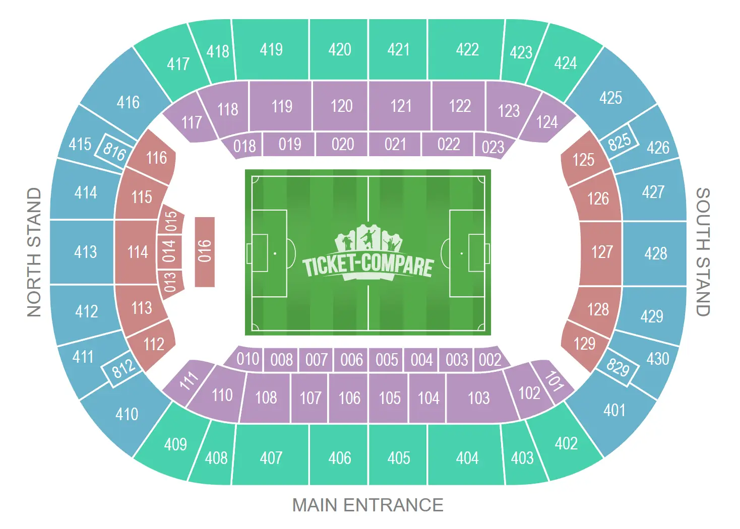 Plan de salle de Johan Cruijff ArenA