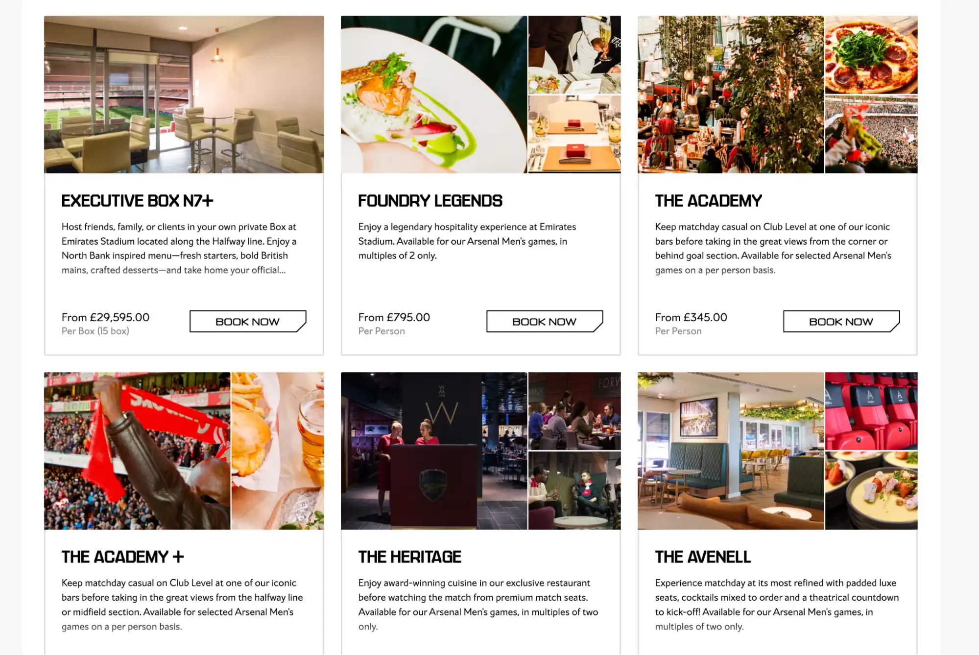 Choix hospitalité Arsenal