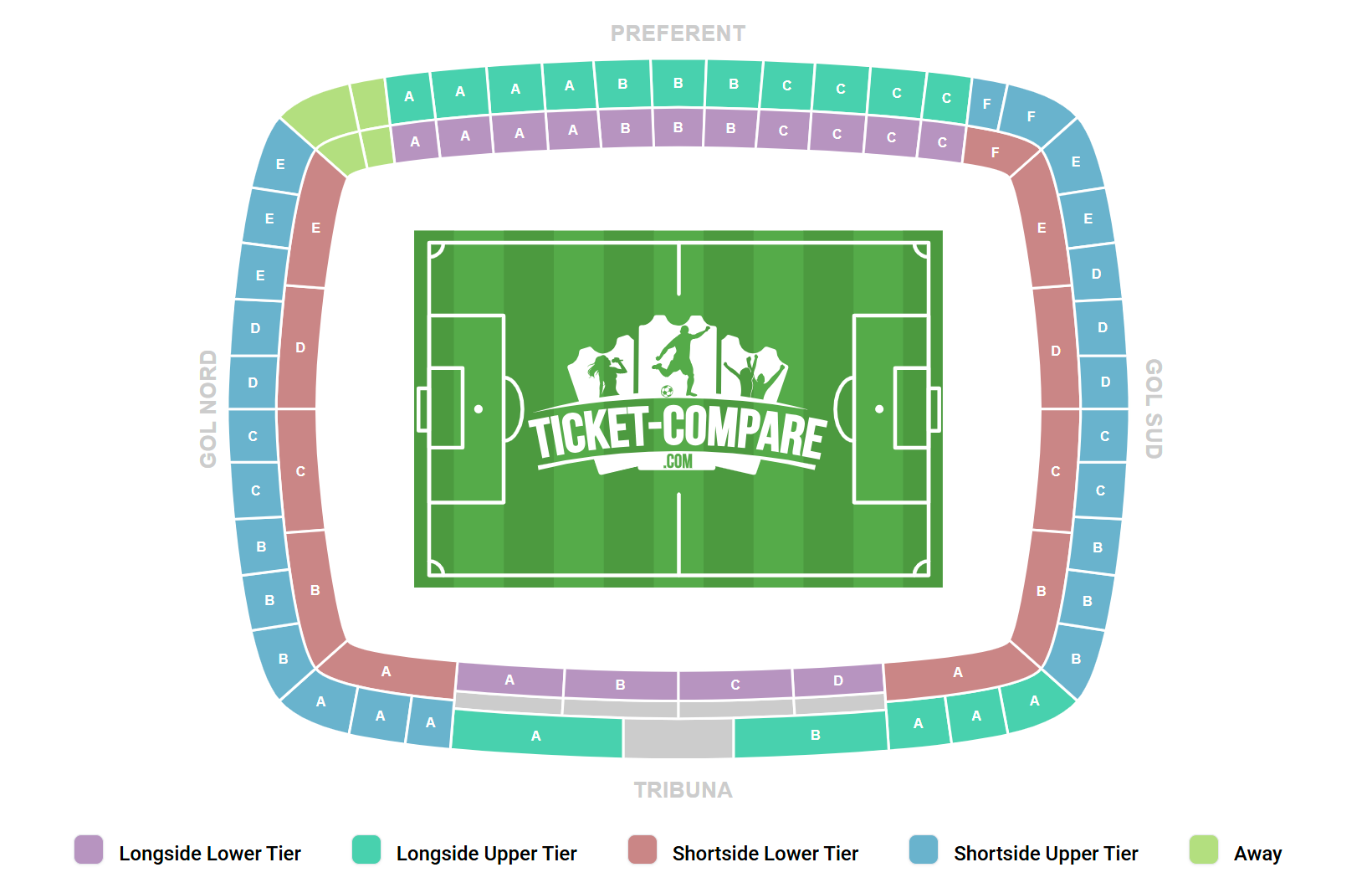 Plan de salle de Estadi Montilivi