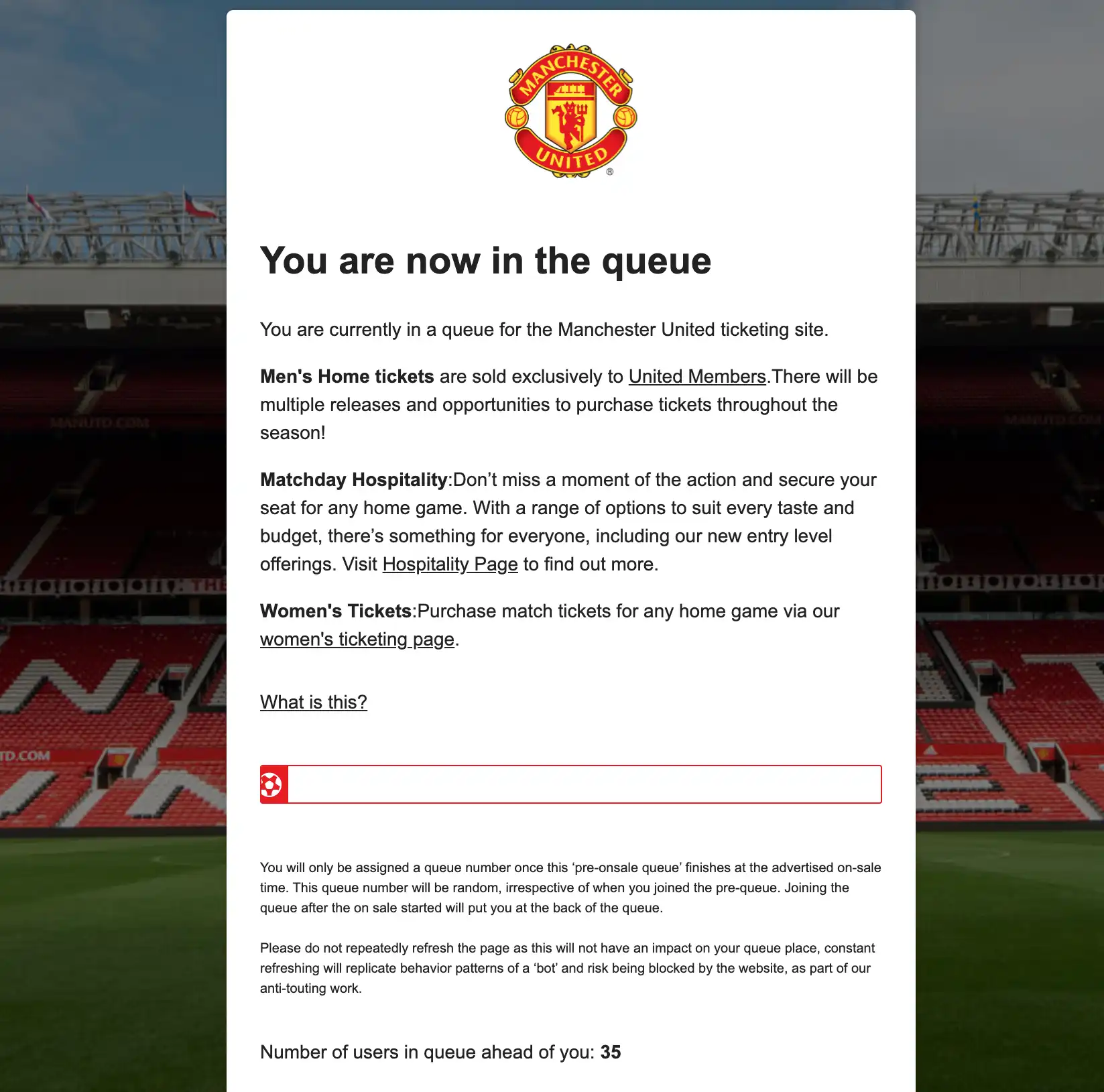 Aperçu de la file d’attente en ligne