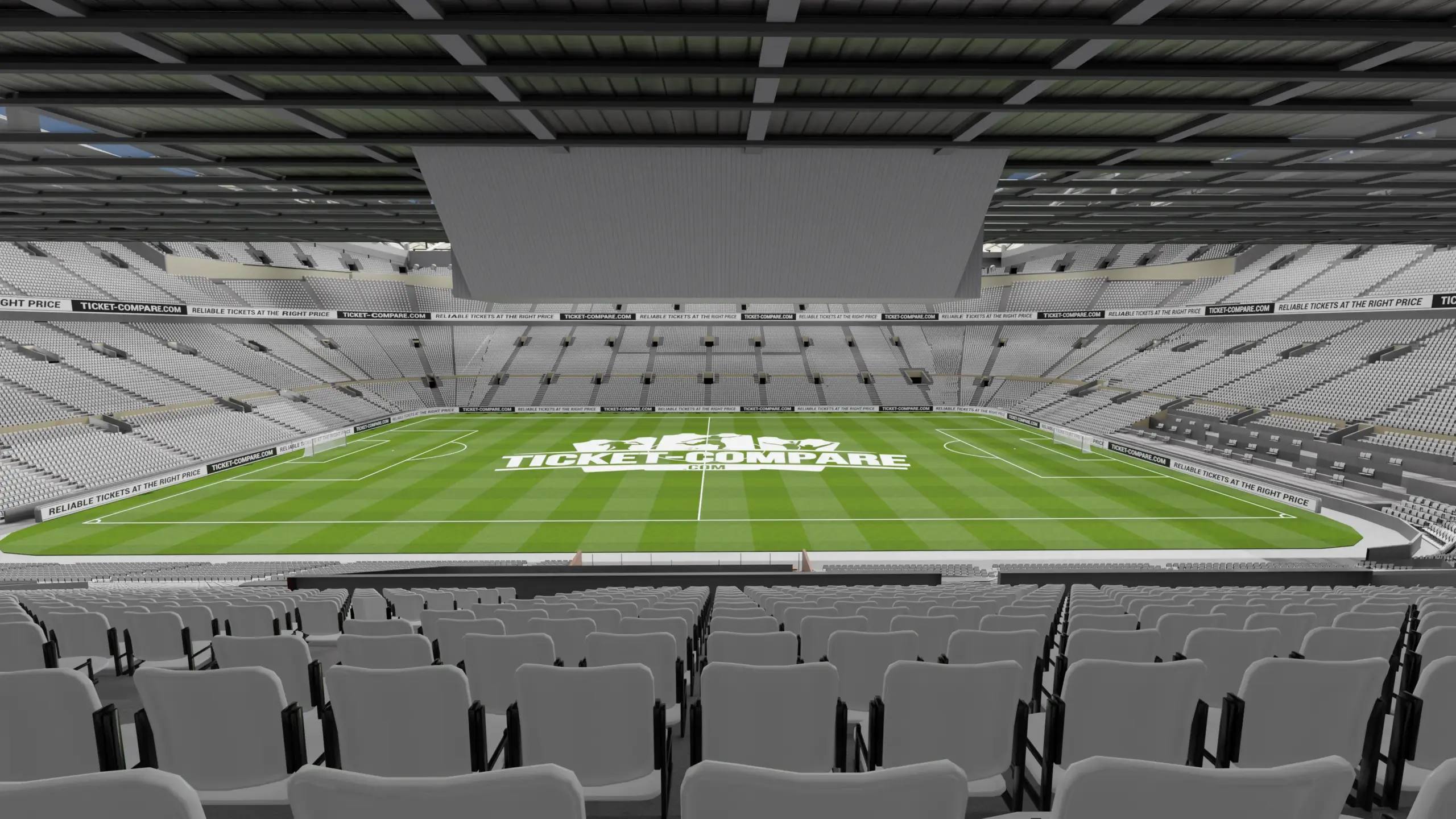 Illustartion of Old Trafford Hospitality (Block s222) view