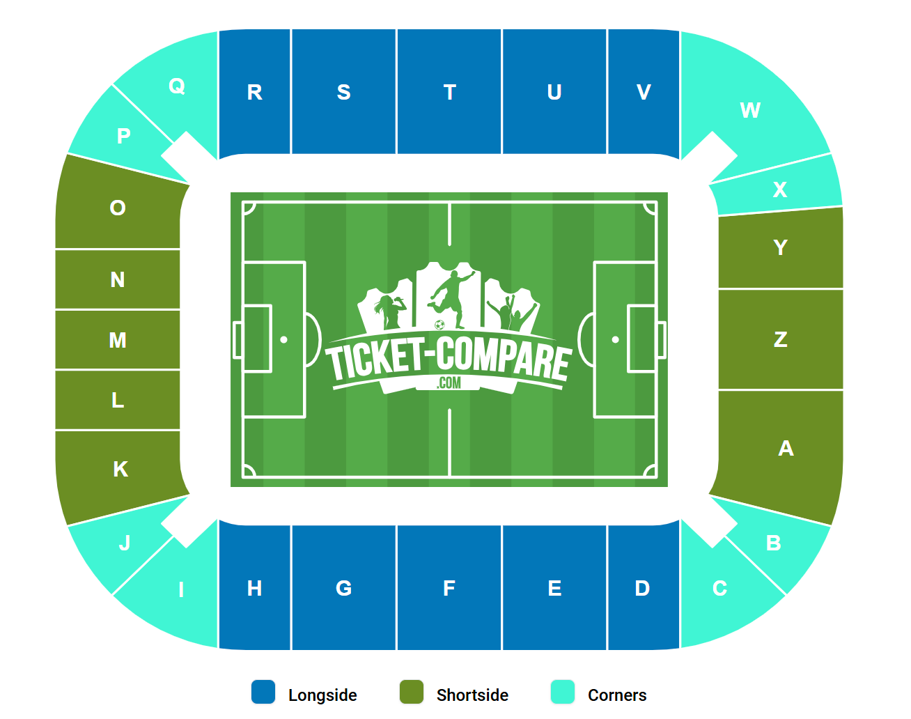 Plan de salle de WWK ARENA