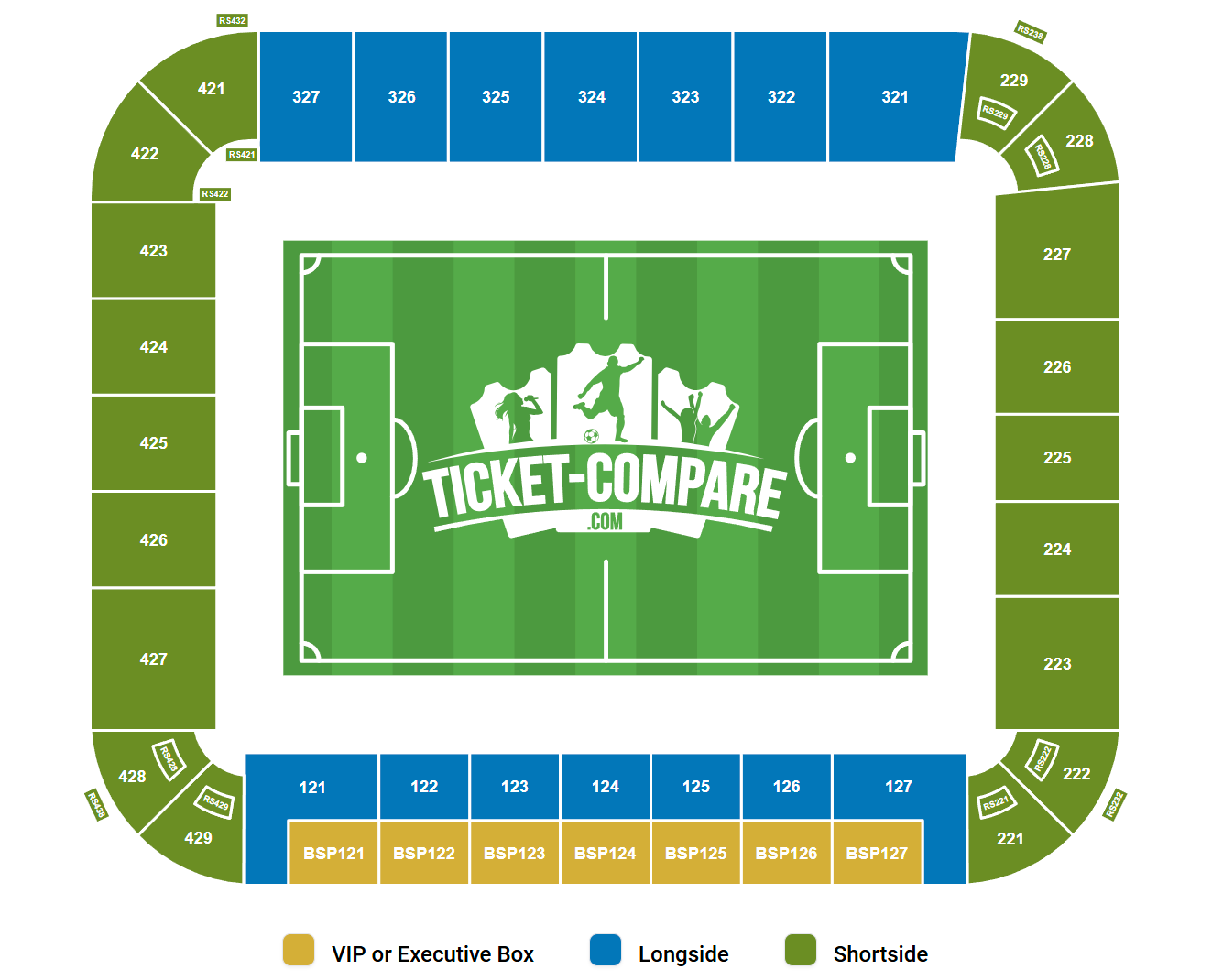 Plan de salle de Planet Group Arena