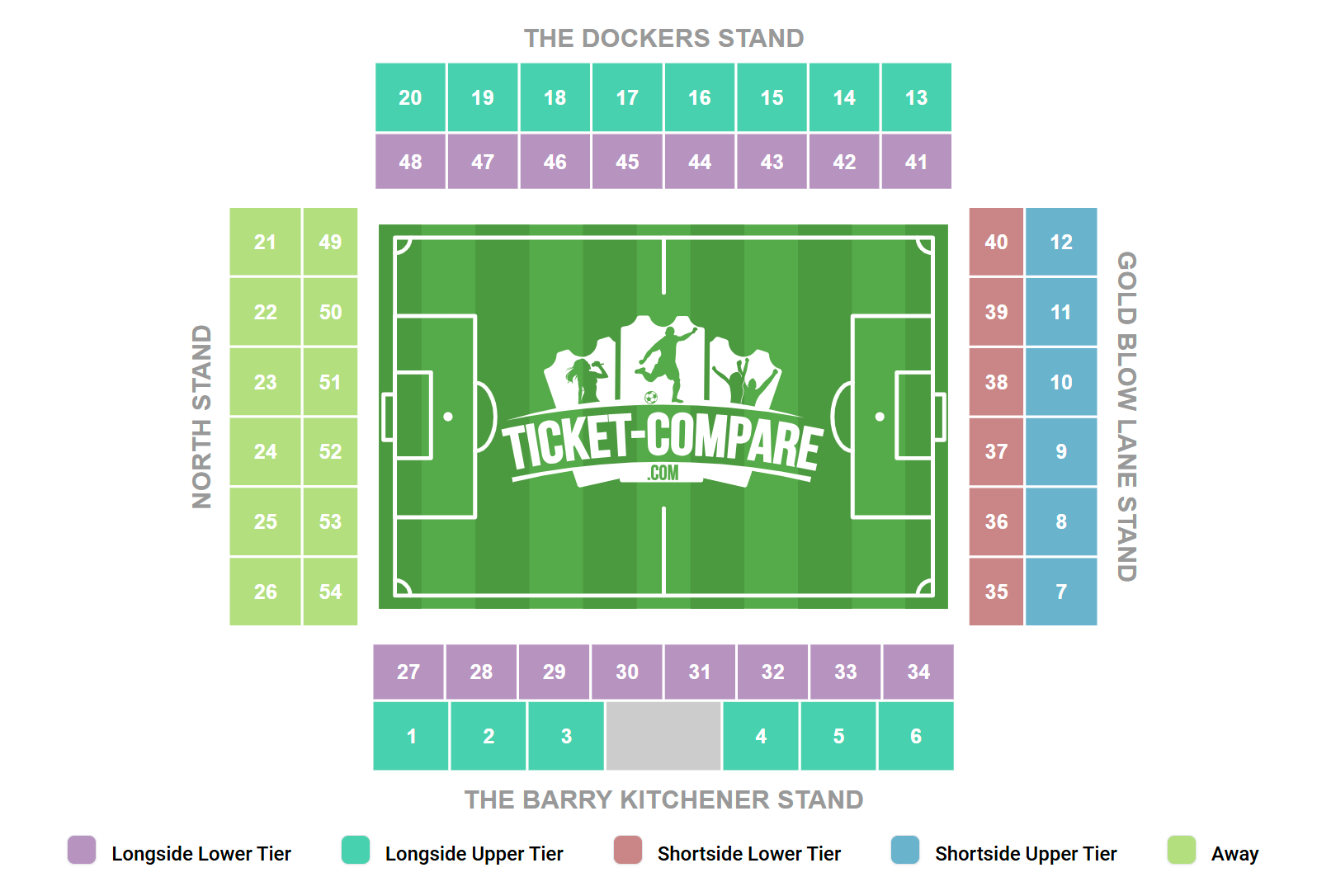 The Den Seating Plan