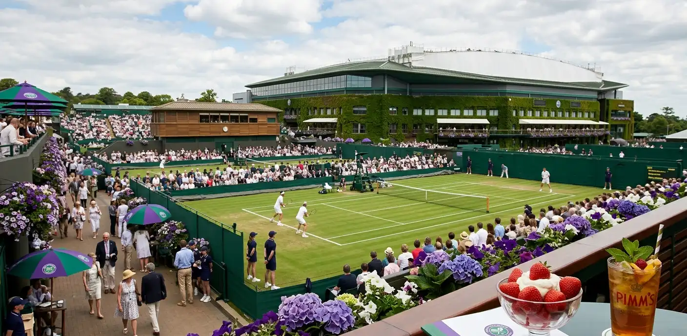 Traditions de Wimbledon : Découvrez les Coutumes Qui Rendent Le Tournoi Unique background image