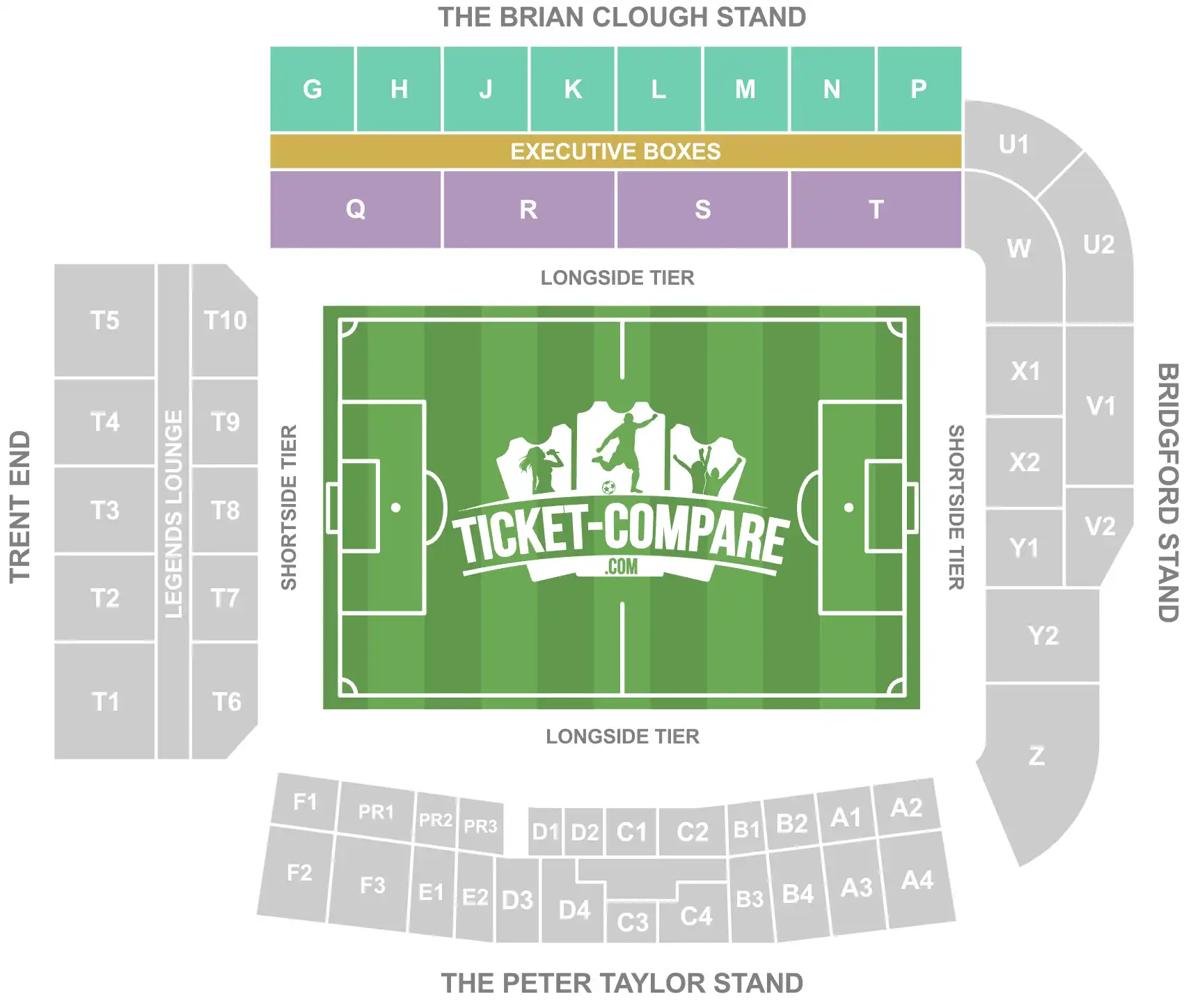 Plan City Ground, tribune Brian Clough