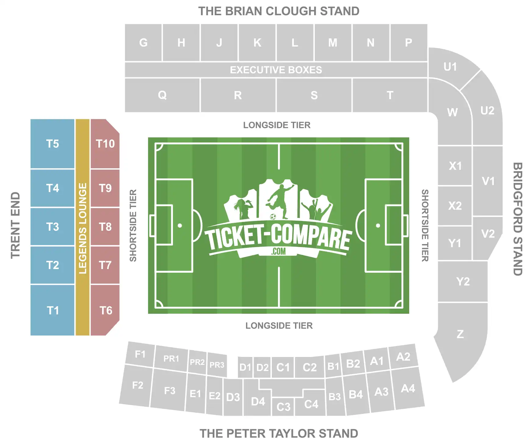 Plan City Ground, tribune Trent End